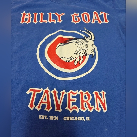 Chicago Cubs Billy Goat Tavern T-Shirt Pre-owned Condition Adult Small - Picture 1 of 12